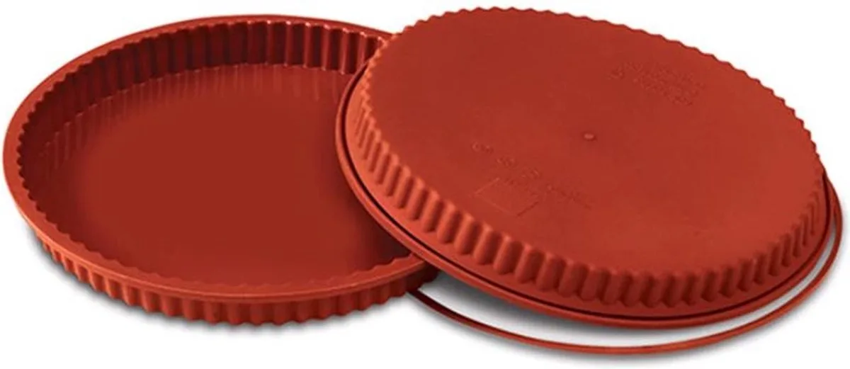 bakvorm tradition sft424 crostata D24cm H3cm de Silikomart en Marron – photo produit