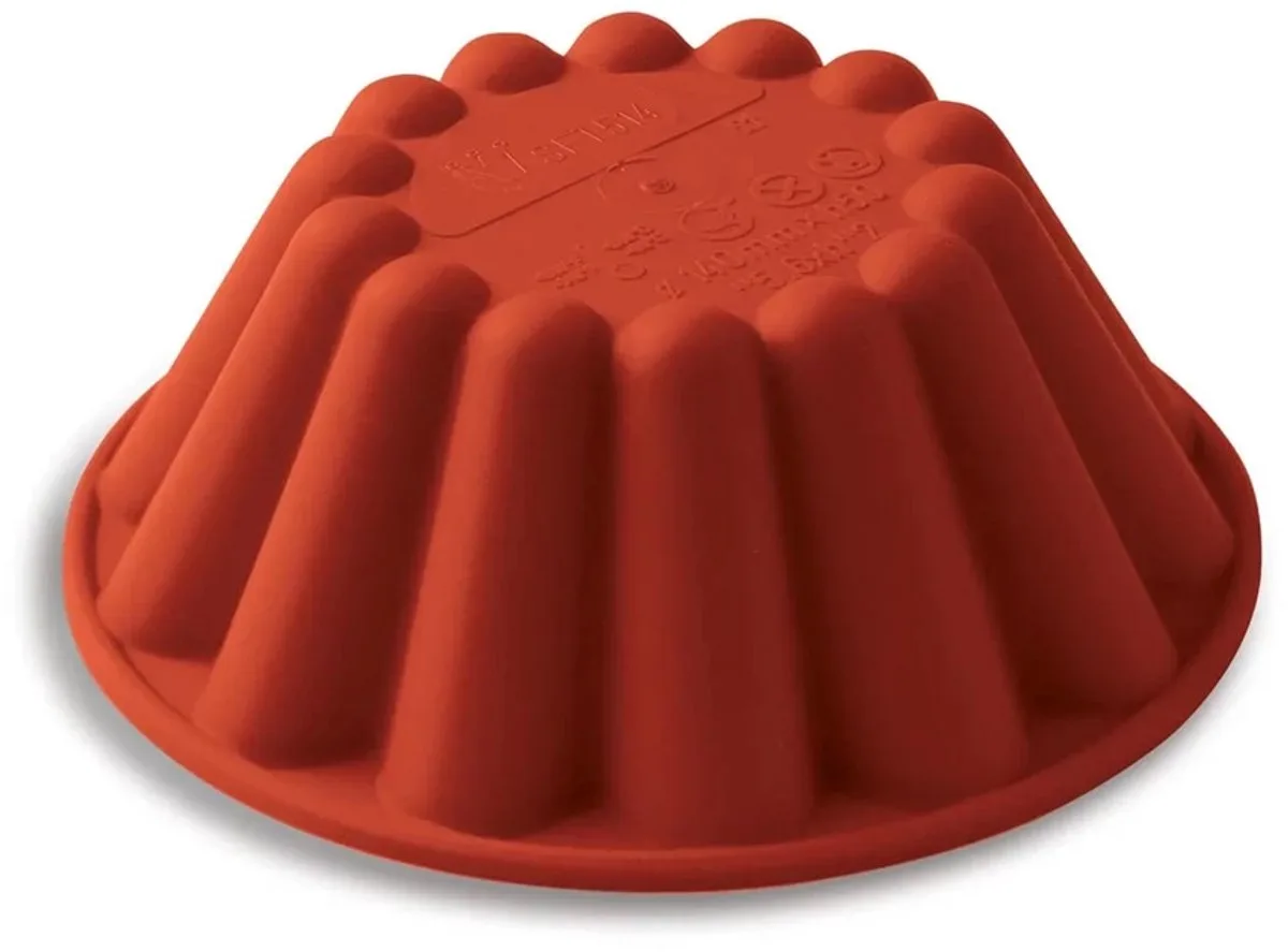 bakvorm tradition sft522 brioche D22cm H8cm de Silikomart en Rouge – photo produit
