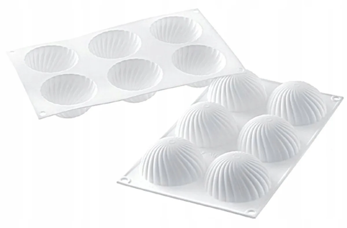 PARFUM 110 siliconen bakvorm, 6 x 75mm von Silikomart – Produktfoto