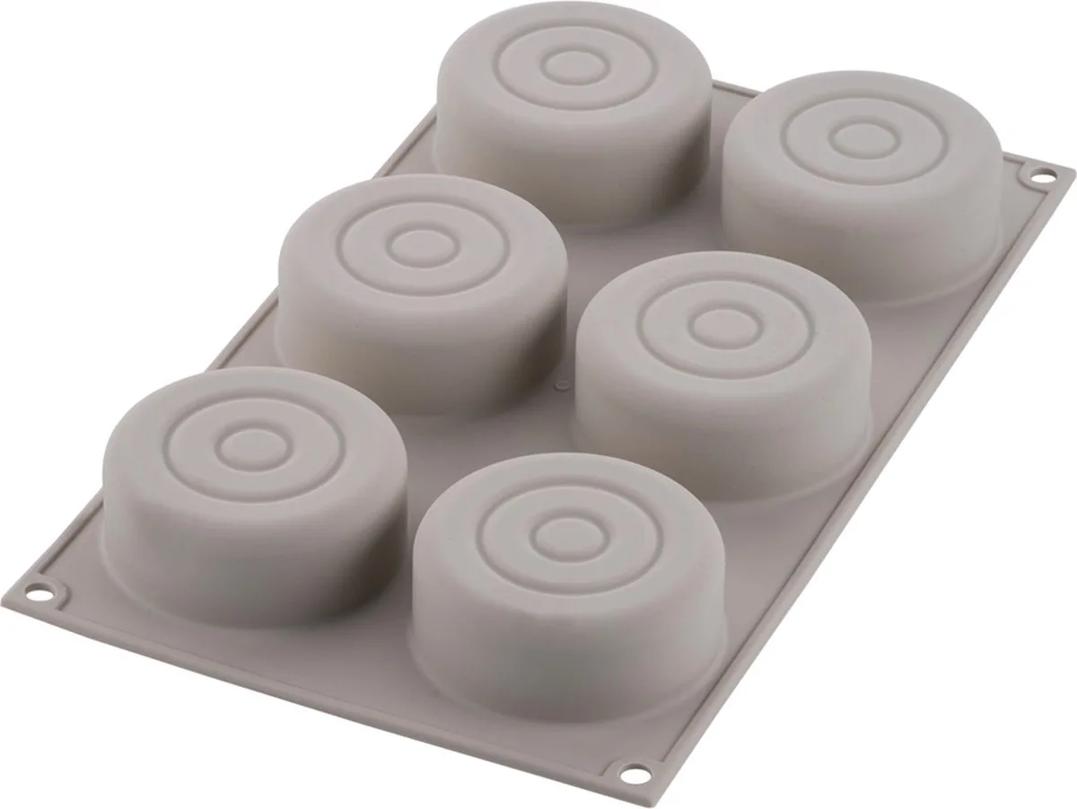 Silikomart - 3D siliconen bakvorm - MINI COLOR by Silikomart in Grey – product photo