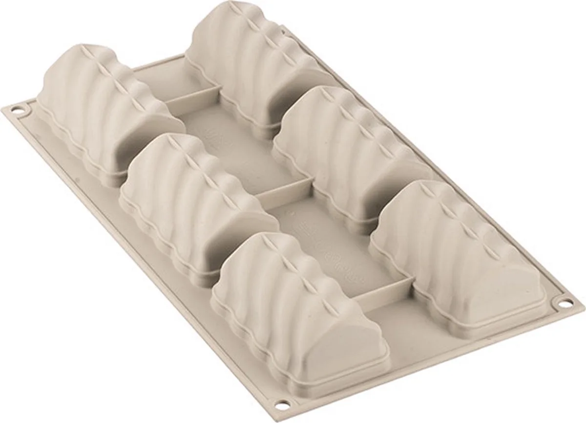 SWING - BAKVORM SILICONEN N.6 80X45 H 35 MM de Silikomart en Lichtgrijze – photo produit