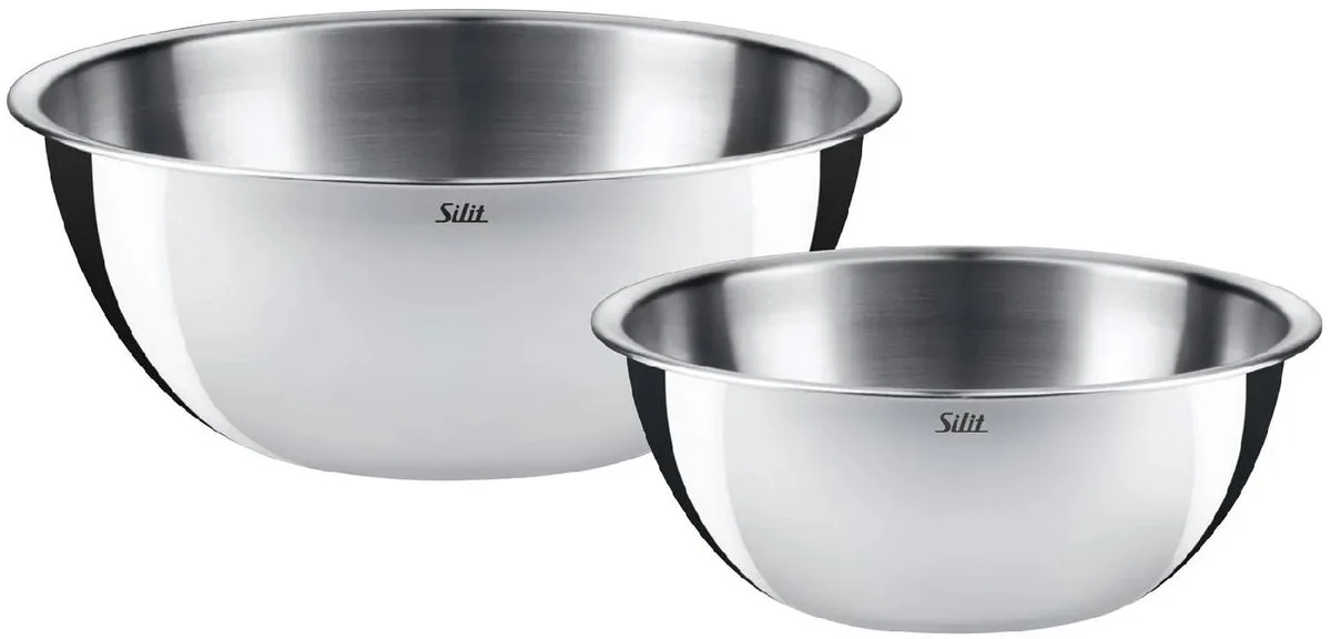 Mengkommen 18 en 22 cm - 2 stuks van Silit in Metallic – productfoto