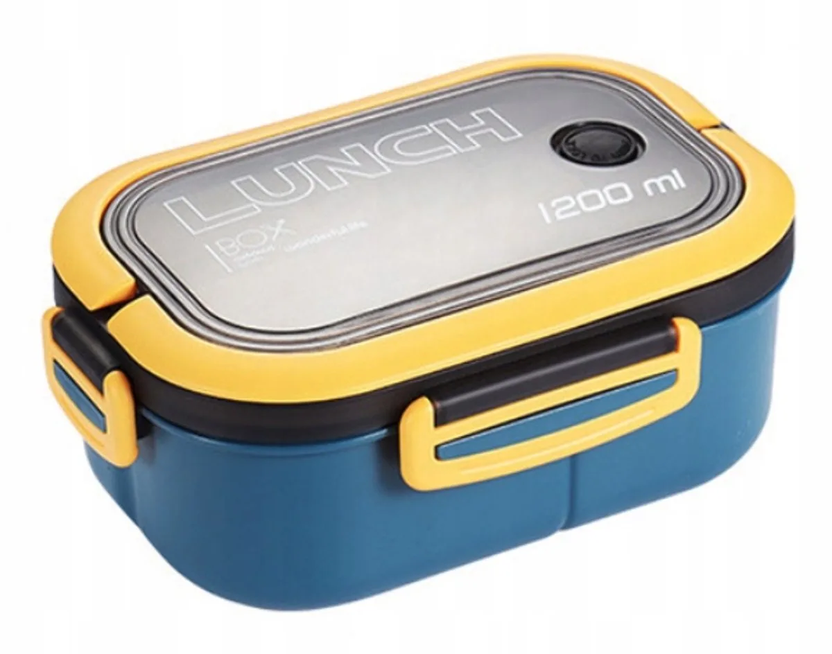 Luchbox 1200ml - Lunchbox voor Werk & School, Magnetronbestendig van Sistema in Meerkleurig – productfoto