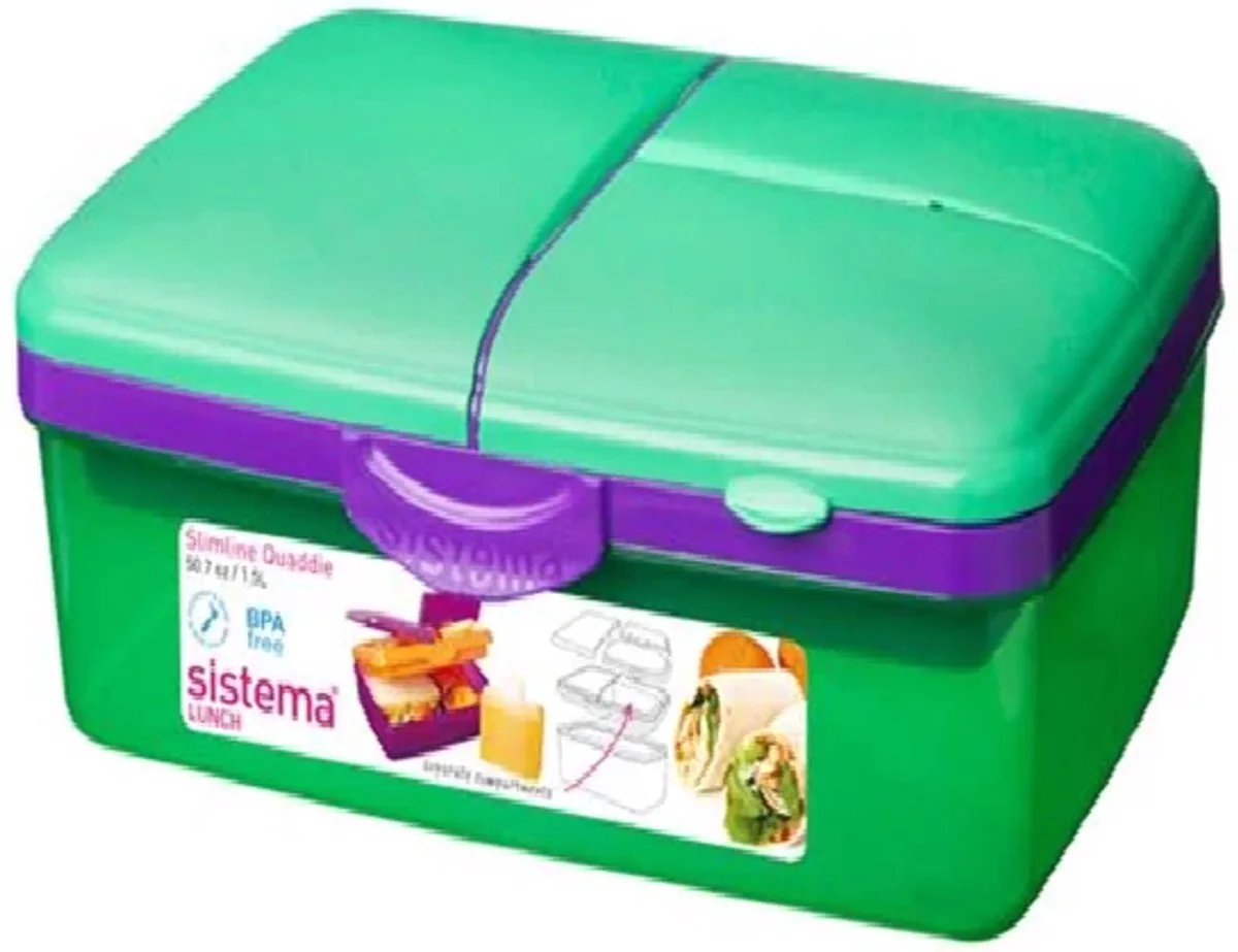 Lunchbox 2L Quaddie de Sistema en Violet – photo produit