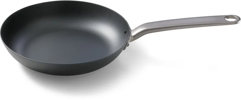 Koekenpan - Carbon Steel - Plaatstaal - Inductie - 28 cm - Alle warmtebronnen by Skottsberg in Black – product photo