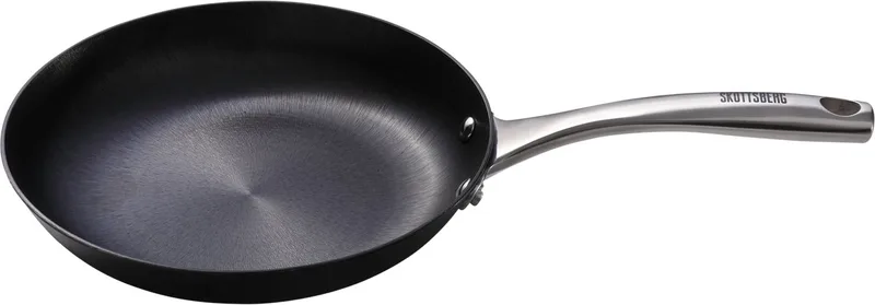 Koekenpan - Cast Iron - Gietijzer - Inductie - 24 cm - Gietijzeren pan - Alle warmtebronnen de Skottsberg en Noir – photo produit