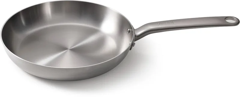 Koekenpan - Stainless Steel - Inductie - Ovenbestendig - 28 cm - RVS - Alle warmtebronnen från Skottsberg i Silver – produktbild
