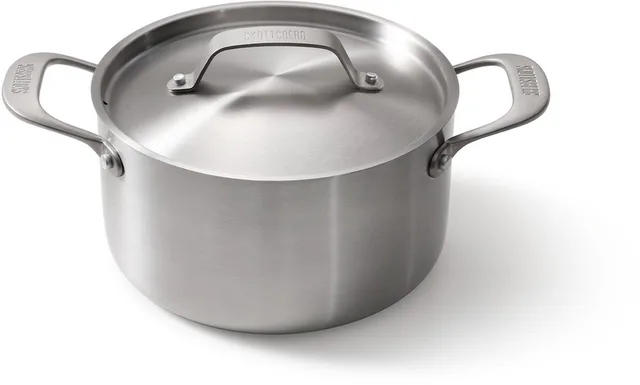 Kookpan met deksel - Stainless Steel - 20 cm - 3,3 L - Inductie - Ovenbestendig - RVS - Alle warmtebronnen
