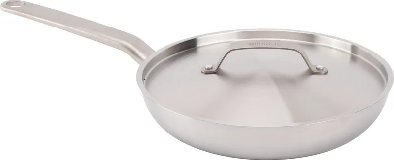 Stainless Steel - Koekenpan 28 cm & Deksel 28 cm - Alle warmtebronnen by Skottsberg in Silver – product photo