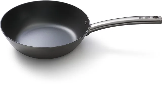Wokpan - Carbon Steel - Plaatstaal - Inductie - 24 cm - Alle warmtebronnen