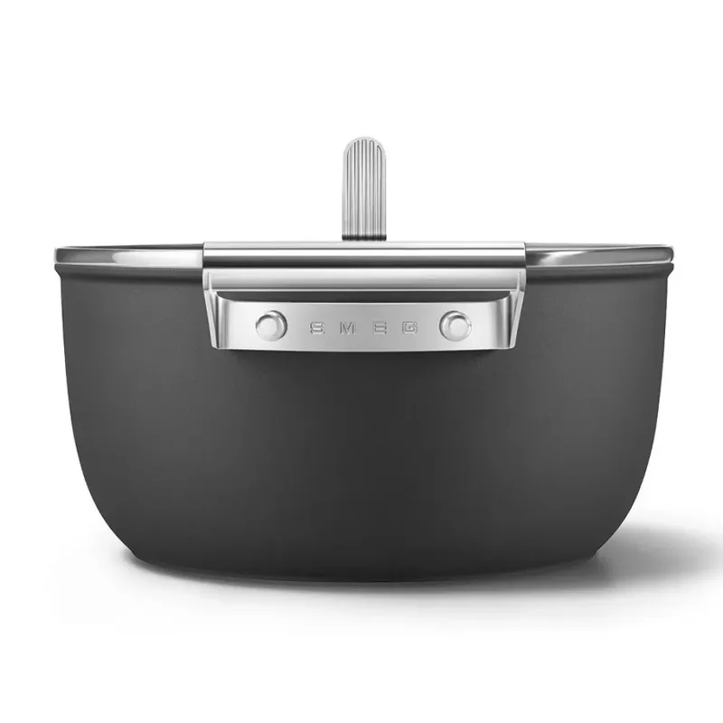 CSF2412BLM Braadpan - Jaren 50 by Smeg in Black – product photo 2 of 6