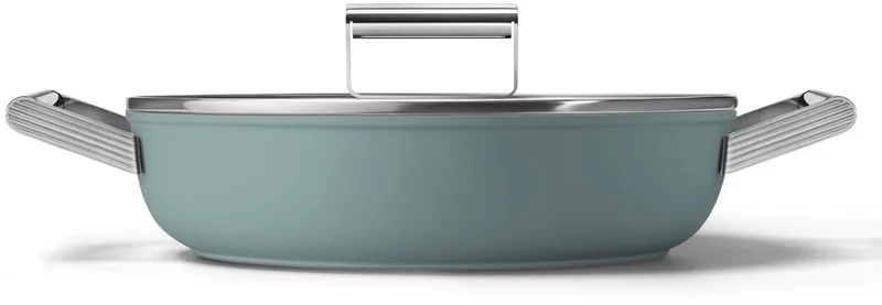 DPF2812EGM Hapjespan - Jaren 50 by Smeg in Emerald Green – product photo