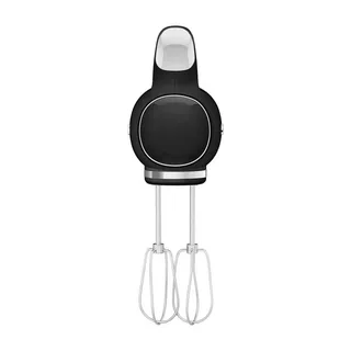 HMF01BLEU Handmixer - 250W - 9 Snelheden - Turbofunctie - LED Display - Inclusief 6 RVS Gardes & Deeghaken - '50s Style van Smeg in Zwart – productfoto 4 van 4