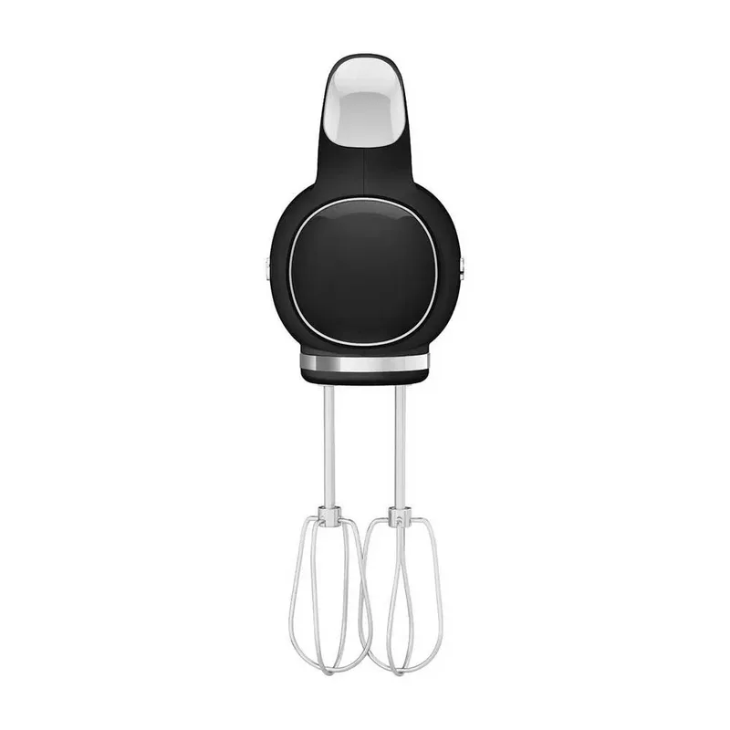 HMF01BLEU Handmixer - 250W - 9 Snelheden - Turbofunctie - LED Display - Inclusief 6 RVS Gardes & Deeghaken - '50s Style van Smeg in Zwart – productfoto 4 van 4