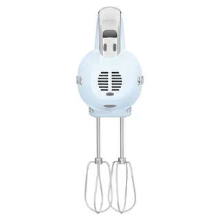 HMF01PBEU Handmixer - 250W - 9 Snelheden - Turbofunctie - LED Display - Inclusief 6 RVS Gardes & Deeghaken - '50s Style by Smeg in Pastelblauw – product photo 3 of 6