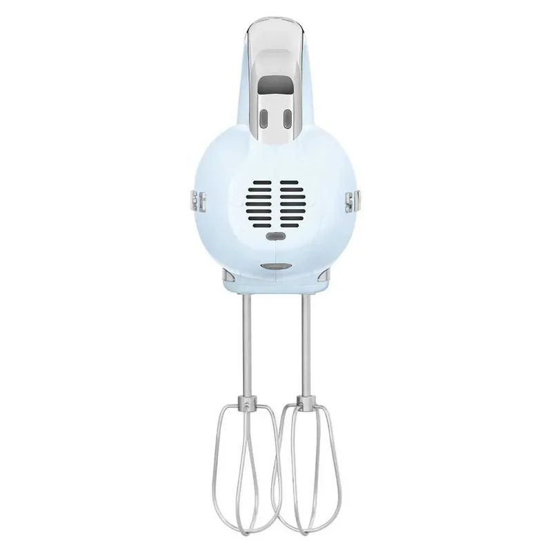 HMF01PBEU Handmixer - 250W - 9 Snelheden - Turbofunctie - LED Display - Inclusief 6 RVS Gardes & Deeghaken - '50s Style by Smeg in Pastelblauw – product photo 3 of 6