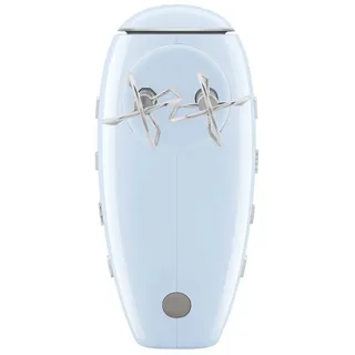 HMF01PBEU Handmixer - 250W - 9 Snelheden - Turbofunctie - LED Display - Inclusief 6 RVS Gardes & Deeghaken - '50s Style by Smeg in Pastelblauw – product photo 4 of 6