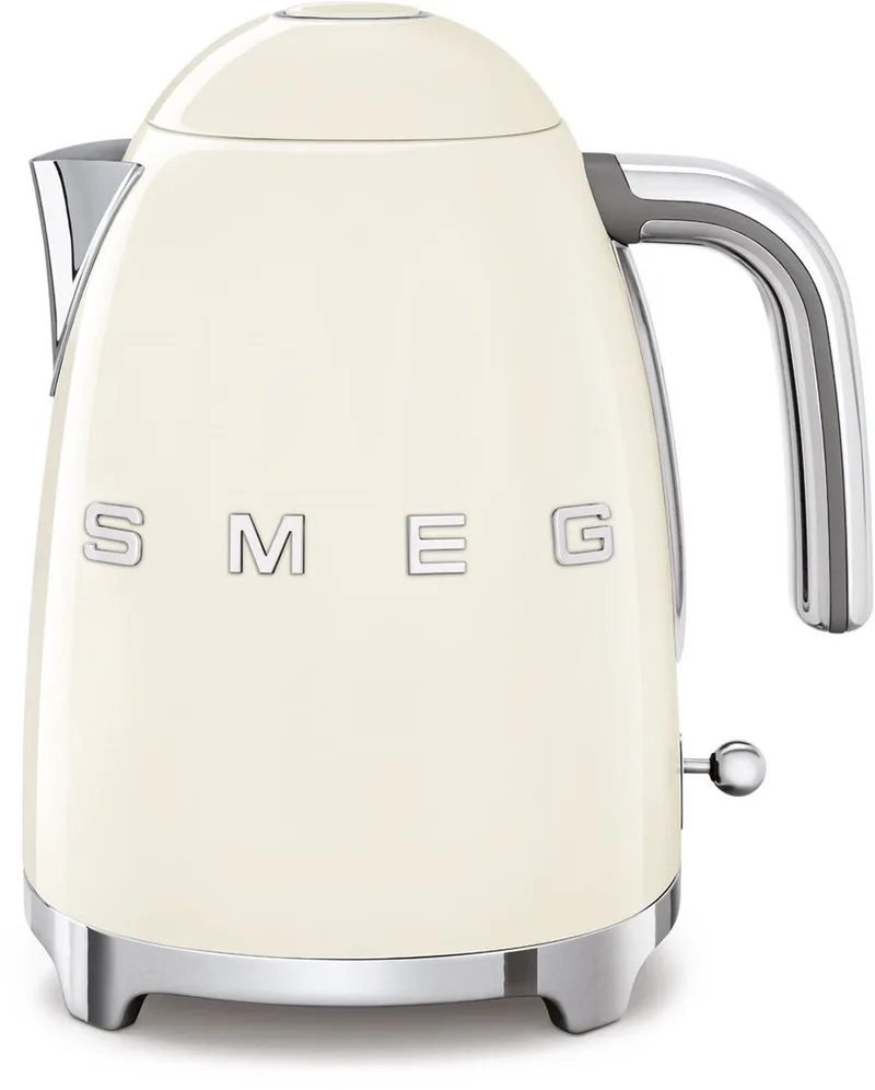 KLF03CREU Waterkoker - 1,7 Liter - 2400W - RVS Kalkfilter - 360° Draaivoet - Soft Opening - Automatische Uitschakeling - '50s Style by Smeg in Cream – product photo