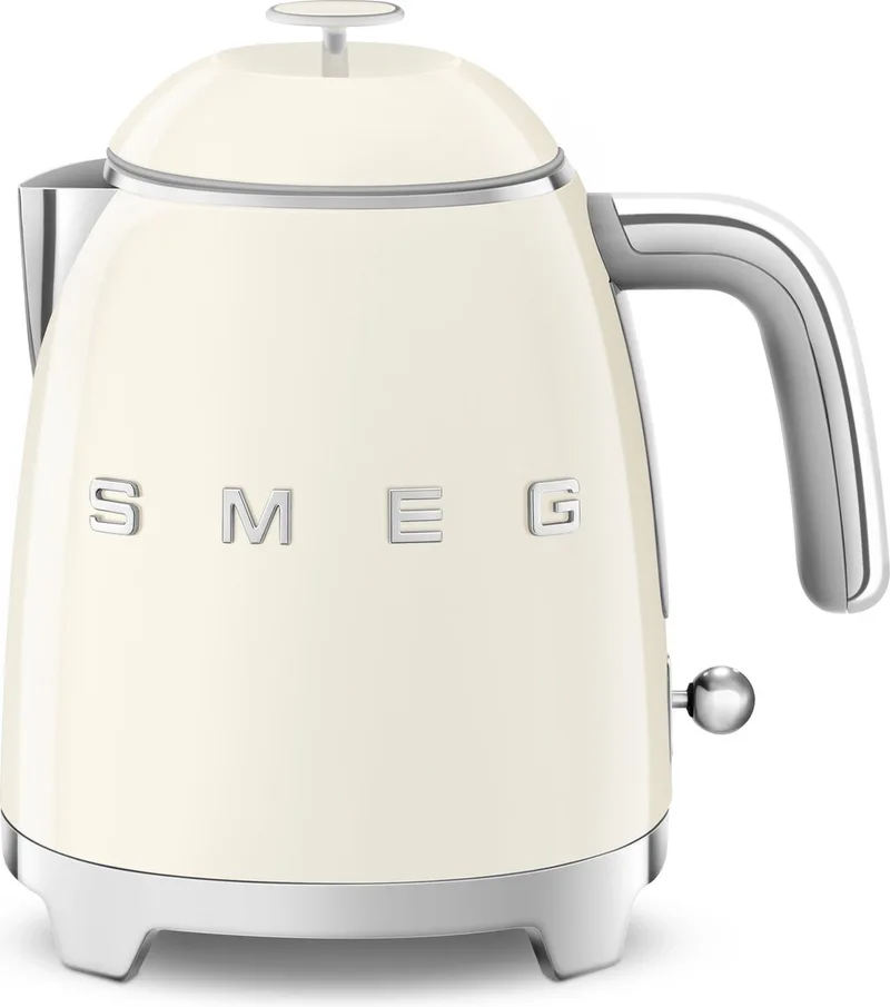 KLF05CREU Mini Waterkoker - 0,8 Liter - 1400W - Dubbelwandig - RVS Kalkfilter - '50s Style by Smeg in Cream – product photo