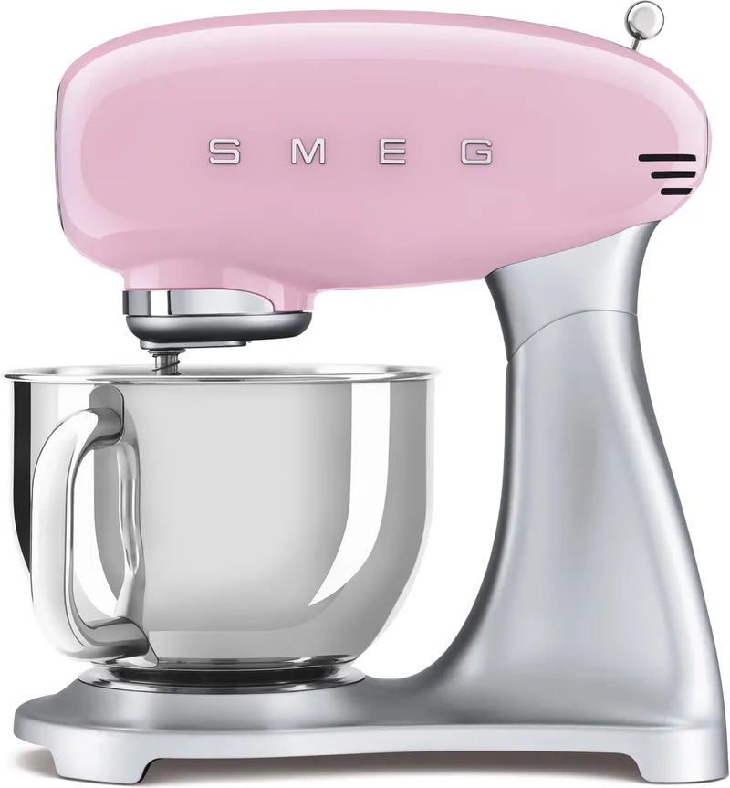 SMF02PKEU - Keukenmachine - 800 W by Smeg in Pink – product photo