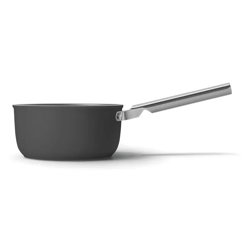 SPF2012BLM Steelpan - Jaren 50 by Smeg in Black – product photo 5 of 6