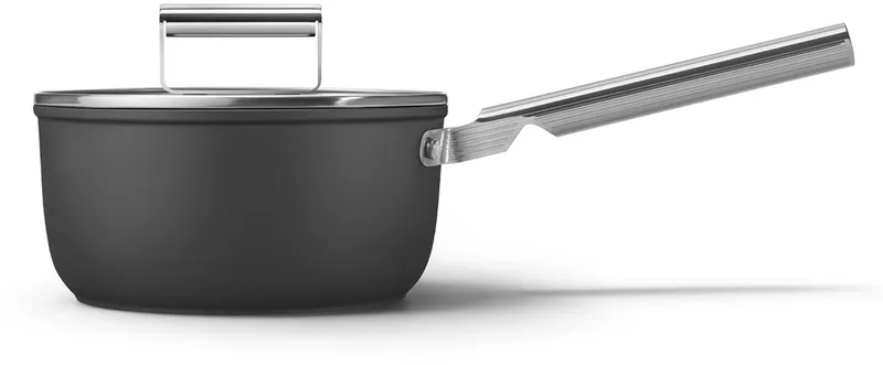 SPF2012BLM Steelpan - Jaren 50 by Smeg in Black – product photo 1 of 6