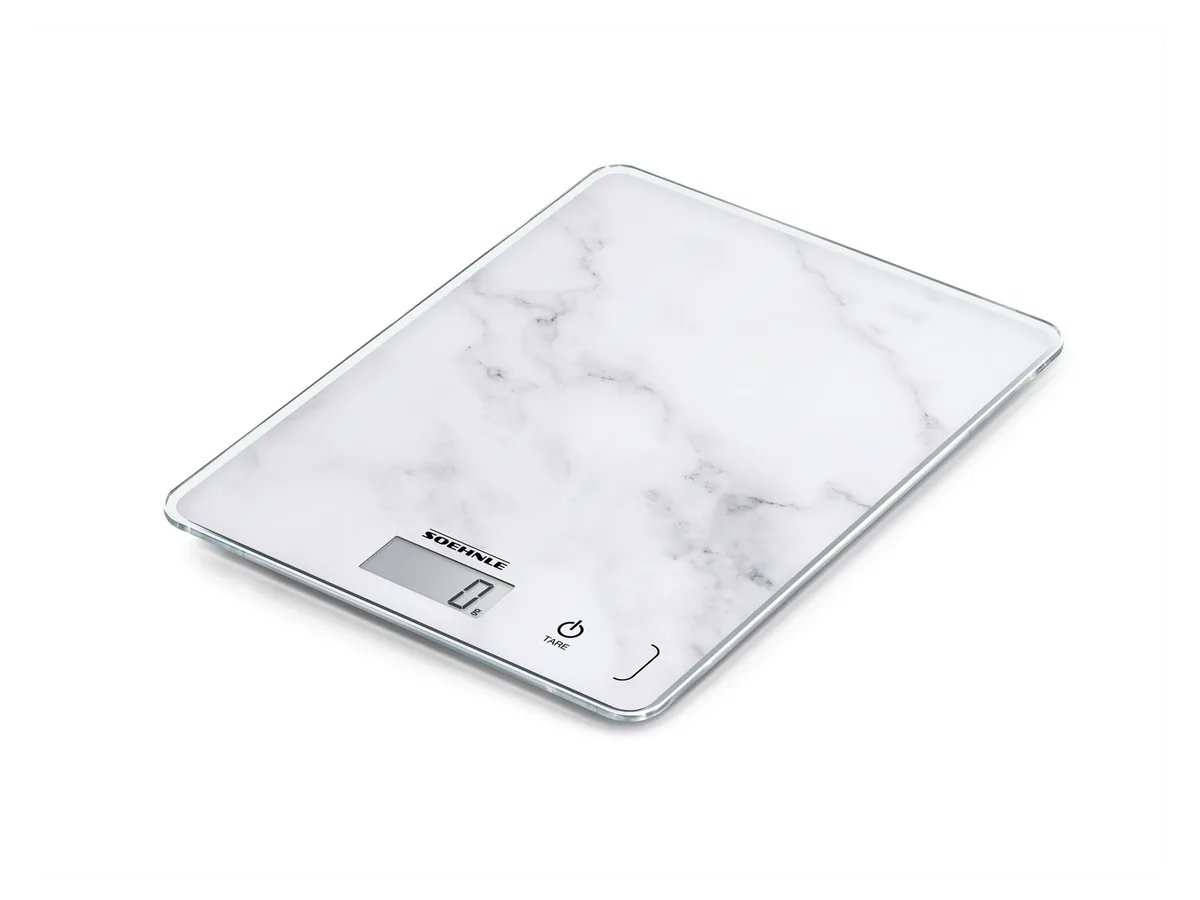 Küchenwaage »Page Compact 300«, Silber/Schwarz van Soehnle in Marble – productfoto