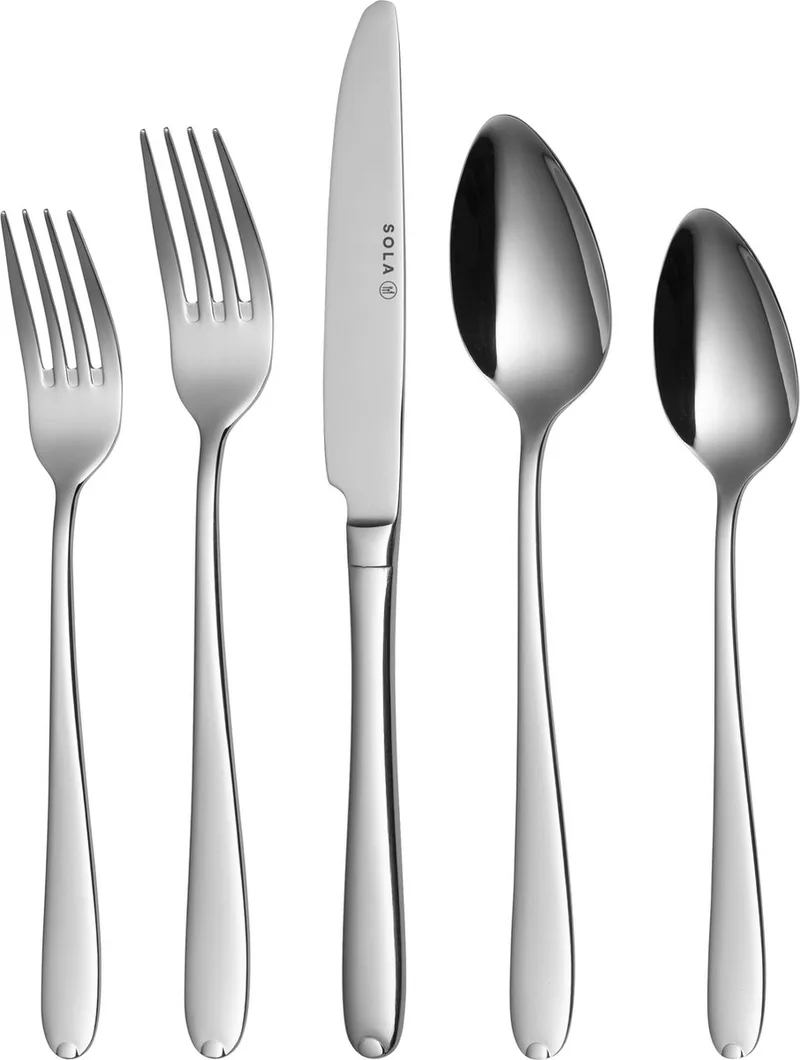 Fleurie Bestekset 8 persoons - 70 delig - Edelstaal 18/10 by Sola in Silver – product photo