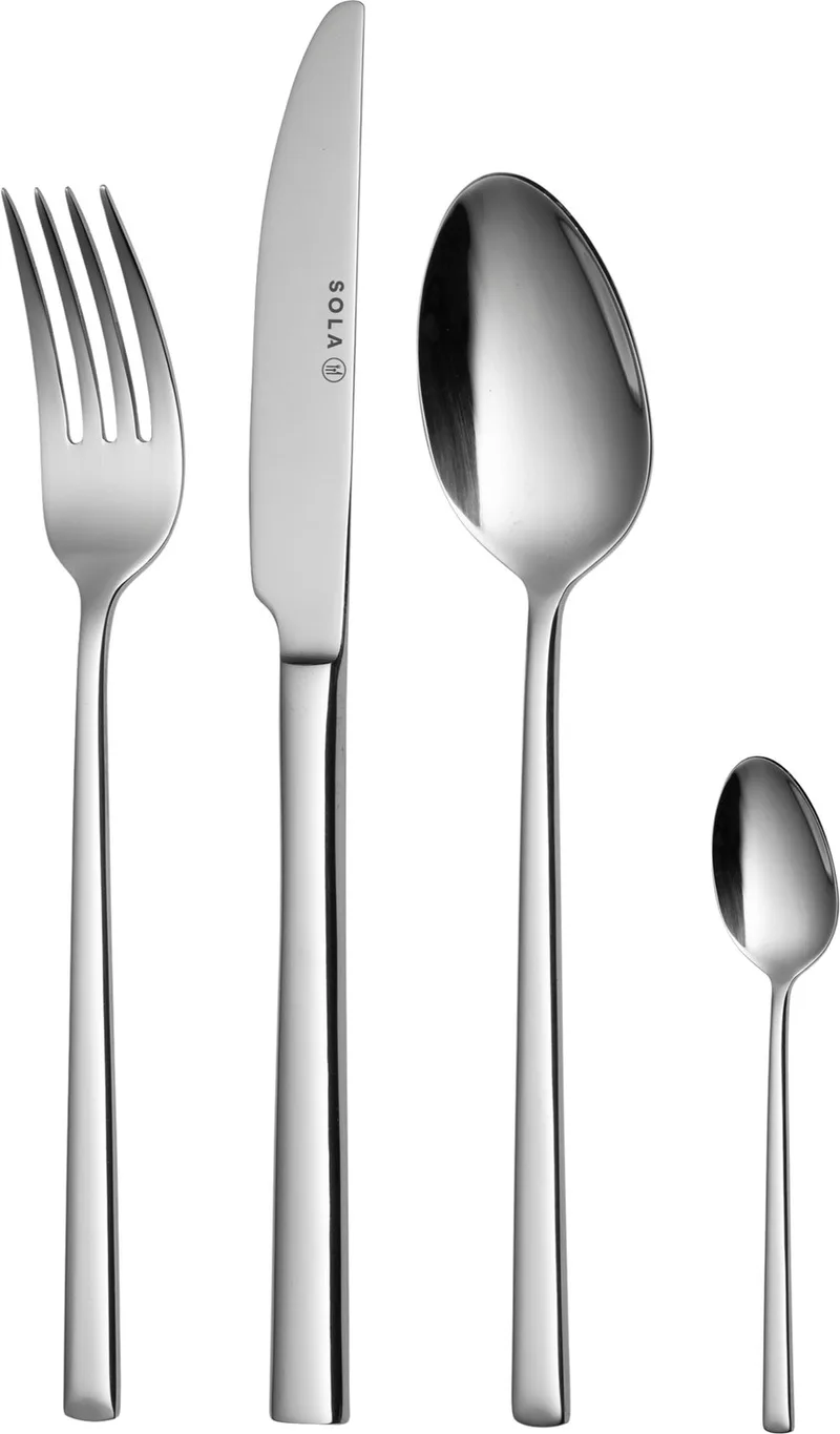 Luxor Bestekset 6 persoons - 24 delig - Edelstaal 18/10 de Sola en Argent – photo produit