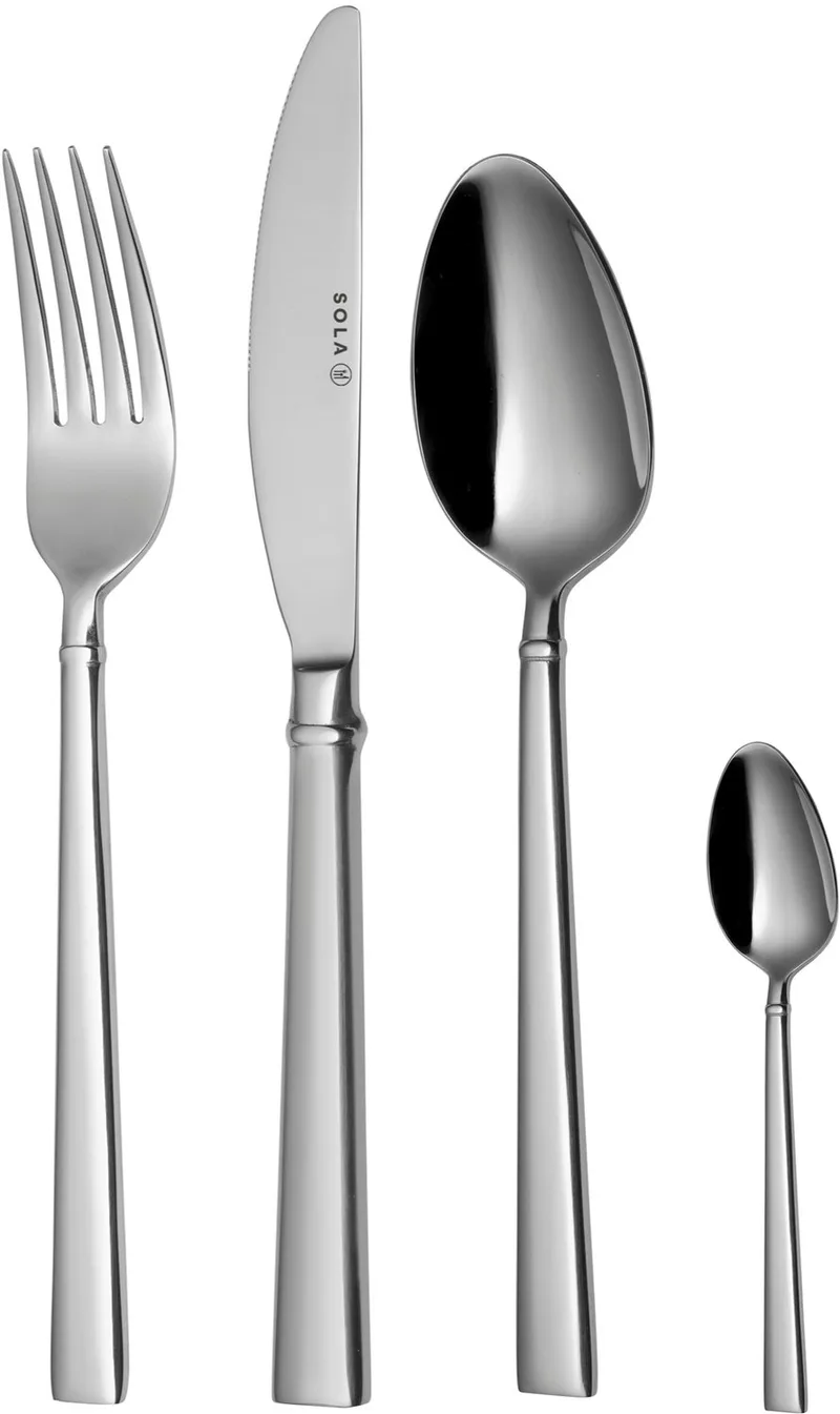 Palermo Bestekset 8 persoons - 70 delig - Edelstaal 18/10 by Sola in Silver – product photo