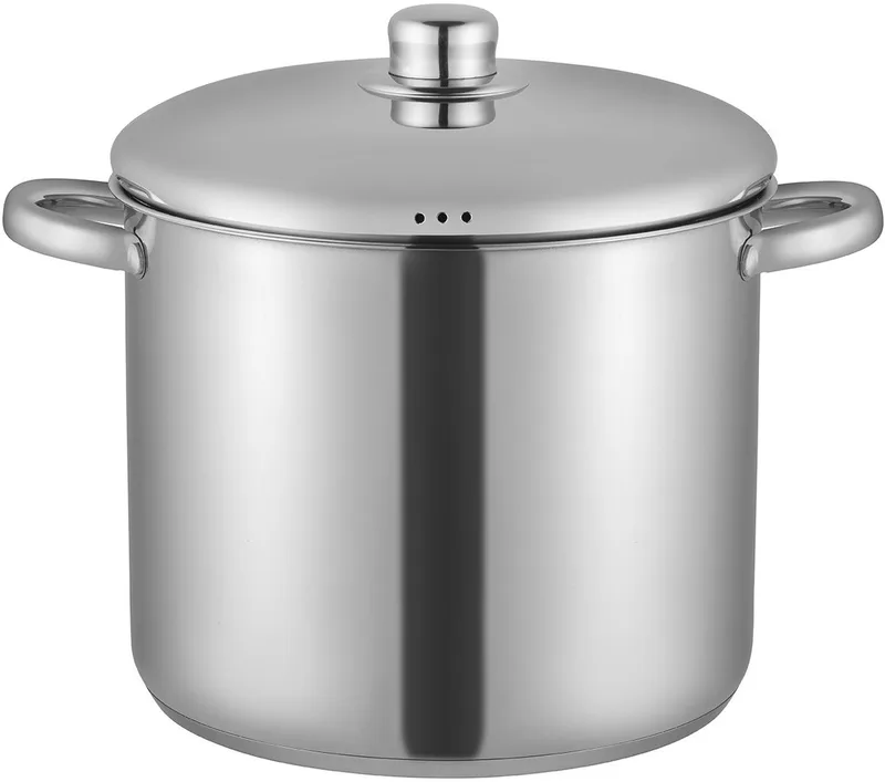 Soeppan - Ø 24 cm - 9 liter - Inclusief deksel von Sola in Silber – Produktfoto