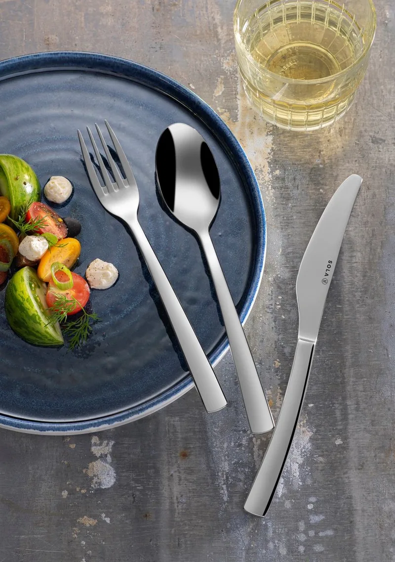 Steakmes Capri - Los bestek - 1 stuk van Sola in Zilver – productfoto