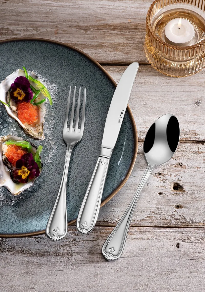 Steakmes hol heft Symphony - Los bestek - 1 stuk by Sola in Silver – product photo
