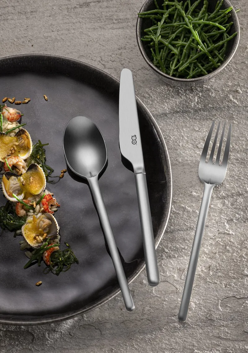 Steakmes New Dutch Mat - Los bestek - 1 stuk van Sola in Zilver – productfoto