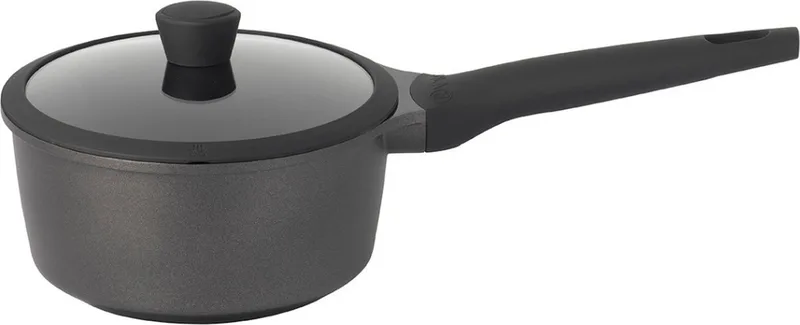 Steelpan Ceramic deluxe - Ø 18 cm - Inclusief deksel de Sola en Noir – photo produit