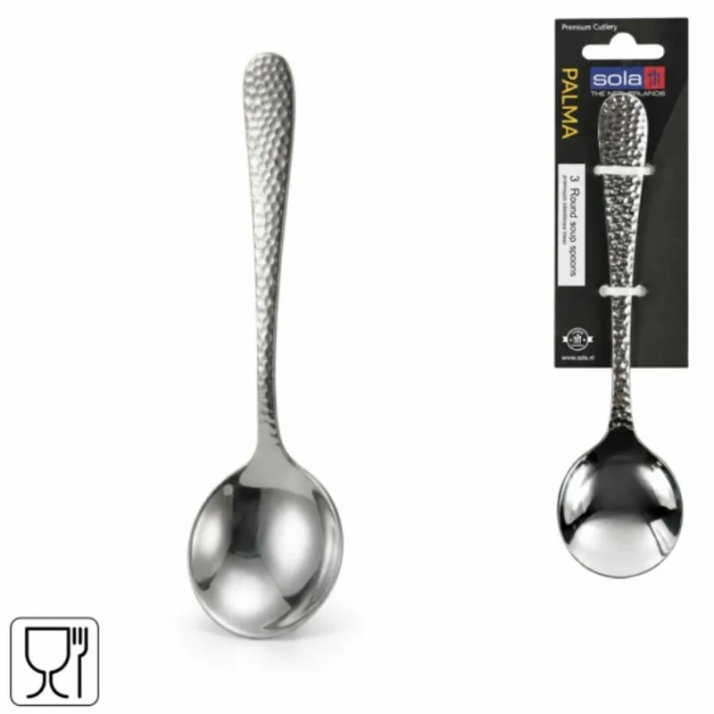 tafel lepel Palma 17,5 cm 6 stuks by Sola in Rvs – product photo