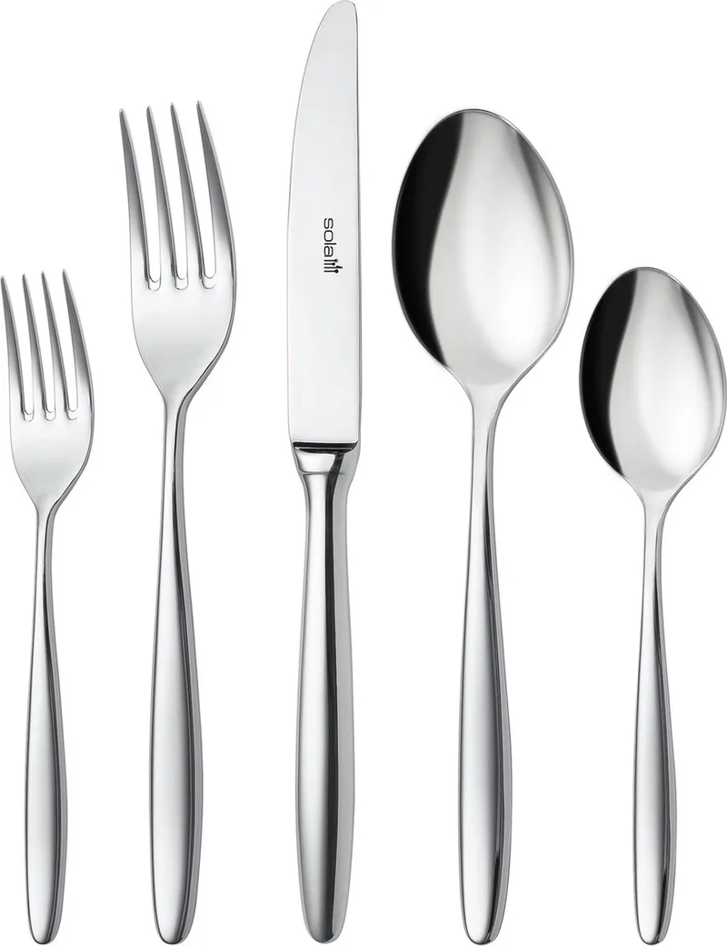 Tulip Bestekset 6 persoons - 50 delig - Edelstaal 18/10 by Sola in Silver – product photo