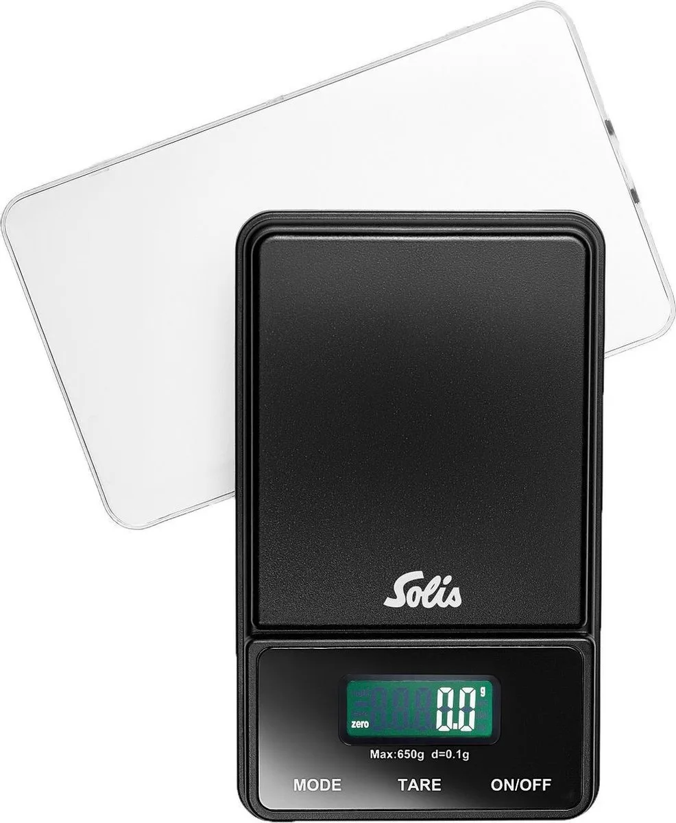 Digital Pocket Scale 1030 - Keukenweegschaal Digitaal van Solis in Zwart – productfoto