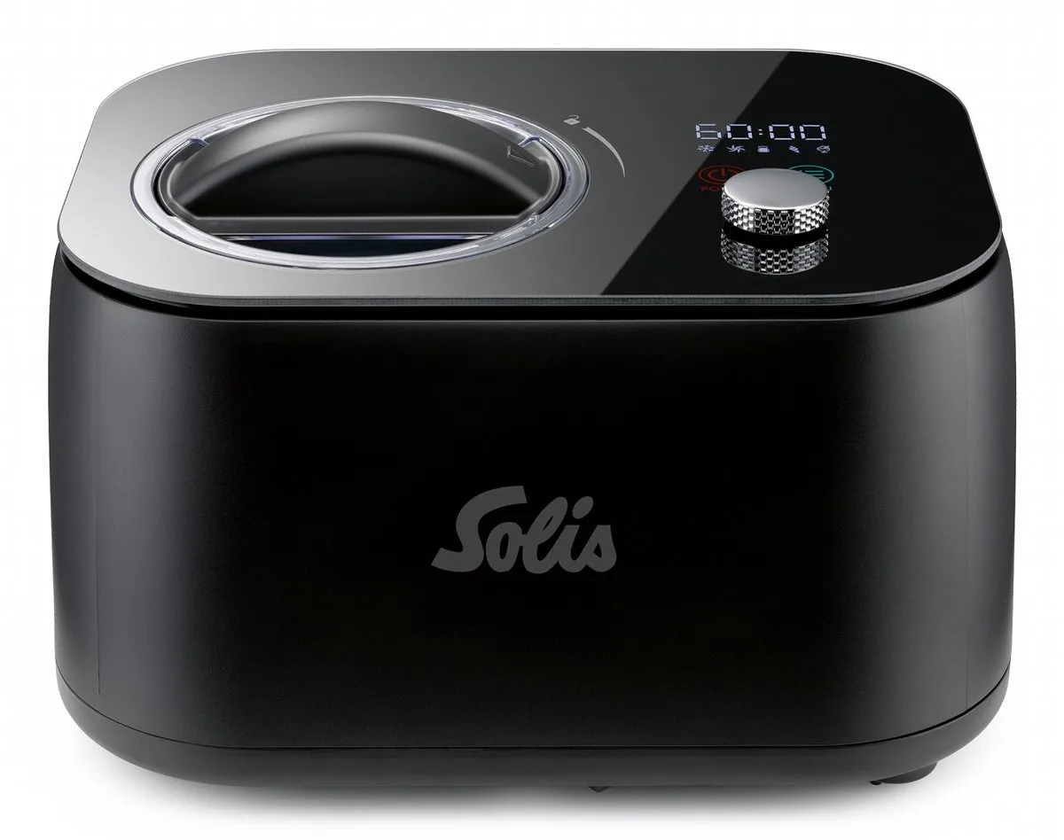 Ice Dream – Ijsmachine – 5 programma’s – 1 L van Solis in Zwart – productfoto