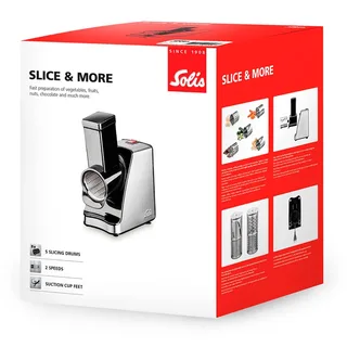 Slice & More 8401 Grönsaksskärare von Solis in Blau – Produktfoto 5 von 6