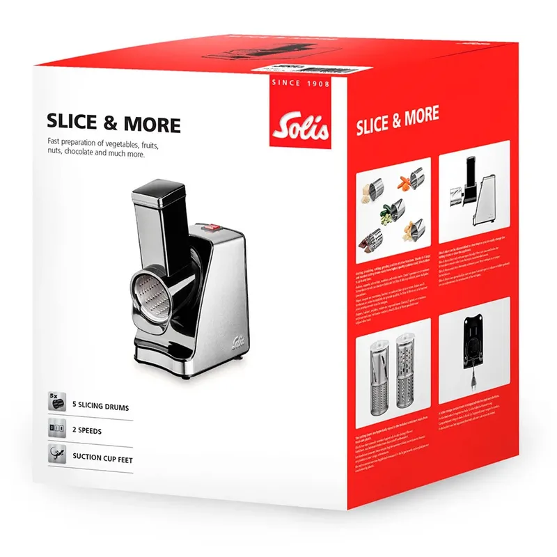 Slice & More 8401 Grönsaksskärare von Solis in Blau – Produktfoto 5 von 6
