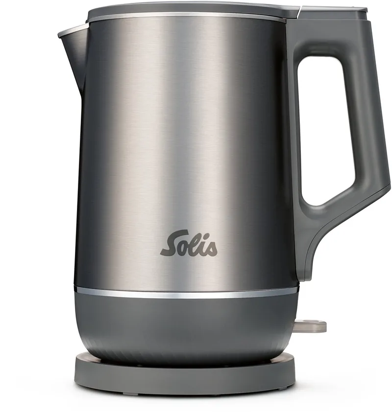 Waterkoker Eco Boil Kettle - Energiezuinige Waterkoker - RVS met Kalkfilter - 1,7 Liter by Solis in Grey – product photo