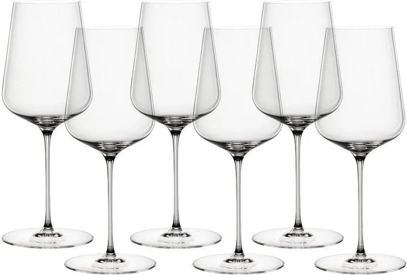 Definition universele glazen - 6 stuks (3X2) de Spiegelau en Transparent – photo produit