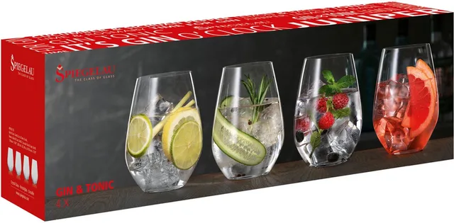 Gin tonic - glas - Special Glasses - 630 ml - Set van 4 stuks
