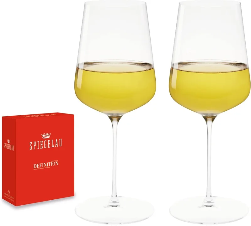 Luxe Wijnglazen set – kerst dineren tafelen – Wine Glass Set - Vaatwasserbestendig - Duurzaam Glas van Hoge Kwaliteit van Spiegelau in Definitie Universele Bril – productfoto