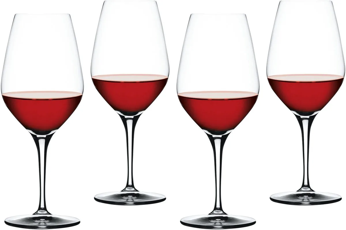 Rodewijnglas 'Authentis' - 480 ml - set 4 stuks van Spiegelau in Transparant – productfoto