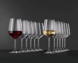 Rot- und Weißweingläser Lifestyle Set van 12 by Spiegelau in Transparent – product photo 2 of 5