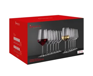 Rot- und Weißweingläser Lifestyle Set van 12 by Spiegelau in Transparent – product photo 5 of 5