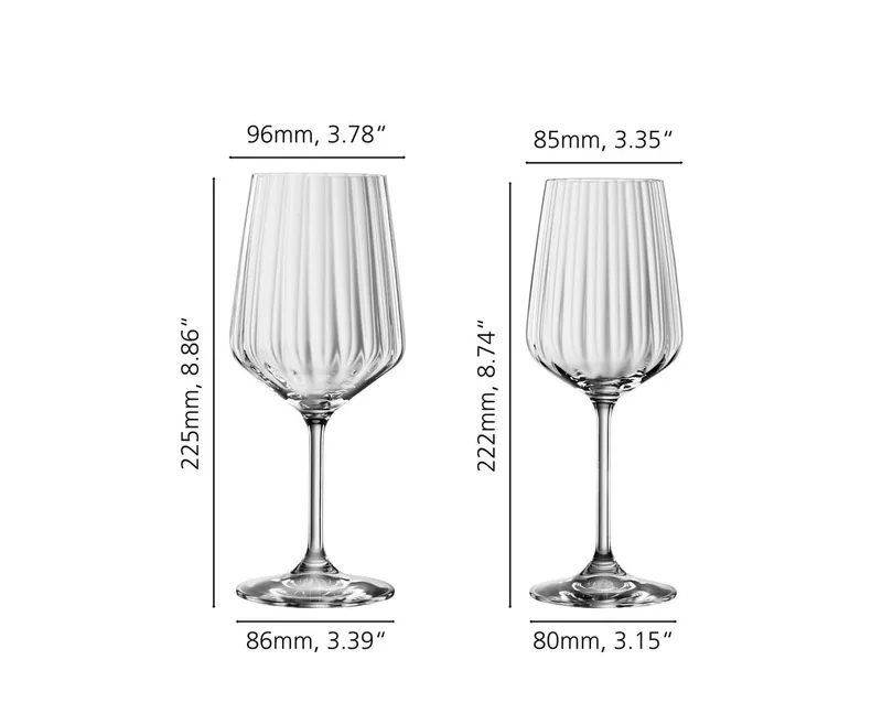 Rot- und Weißweingläser Lifestyle Set van 12 by Spiegelau in Transparent – product photo 3 of 5