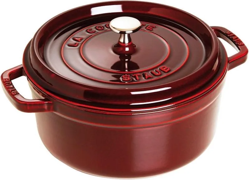 Braadpan Cocotte Grenadine - ø 10 cm / 250 ml van Staub in Rood – productfoto